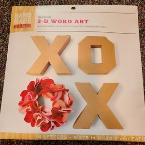 🌟 4/$20 Handmade Modern 3D Word Art Kit